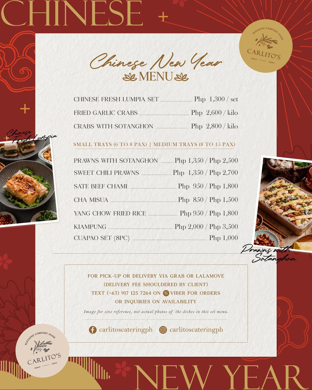 Chinese New Year Menu